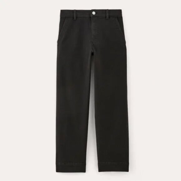 NEW! Everlane Black Straight Leg Pants - Picture 7 of 15